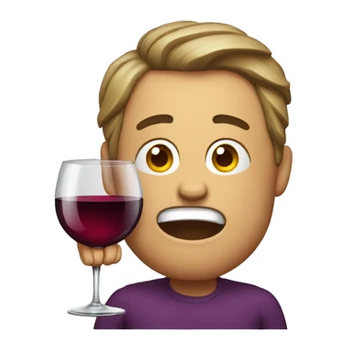 Whiny wine sticker