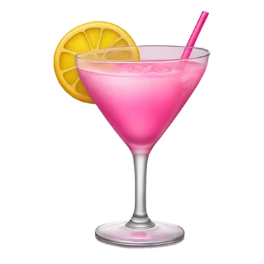 Pink cocktail  sticker