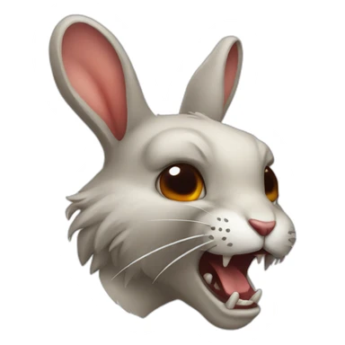 rabid rabbit sticker
