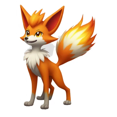  Delphox-Braixen Full body sticker