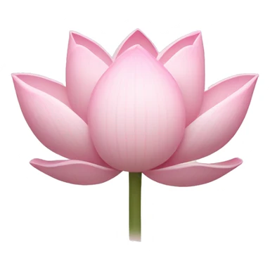 light pink lotus flower  sticker