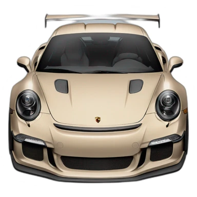 Porsche 911 gt3 rs beige sticker