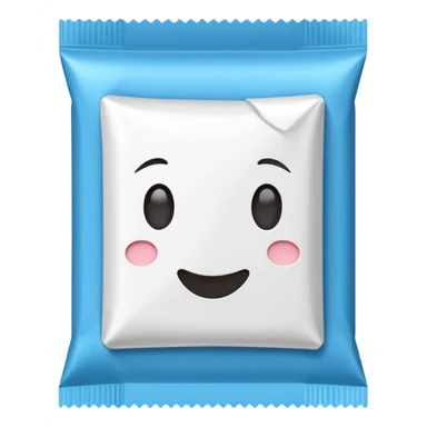 a sugar packet sticker