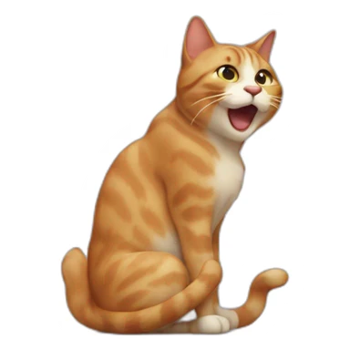cat farting sticker