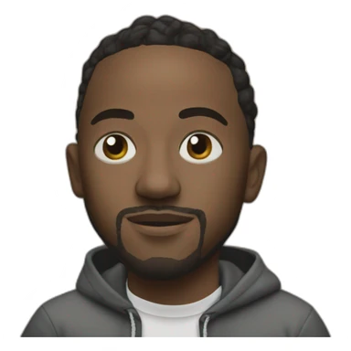 Kendrick Lamar with swag sticker