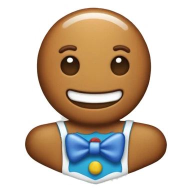 Gingerbread man sticker