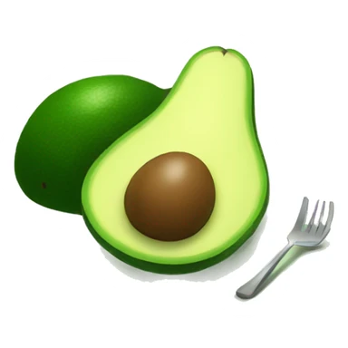 avocado eating avocado sticker