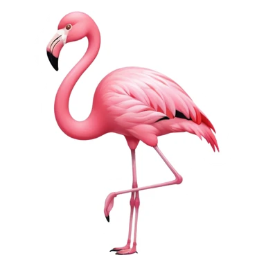 Flamingo icon sticker