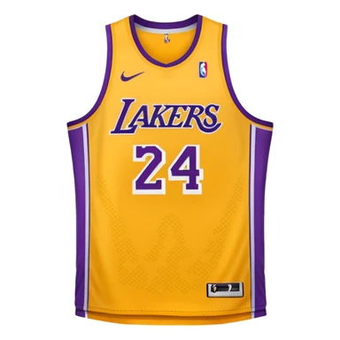 los angeles lakers jersey sticker