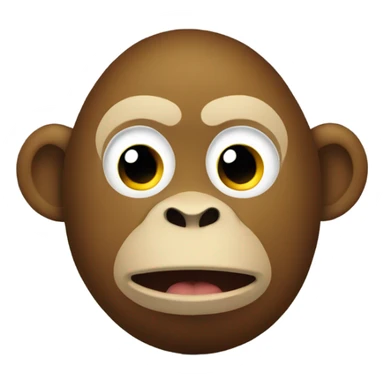 Monkey potato sticker