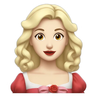 Blanche neige sticker