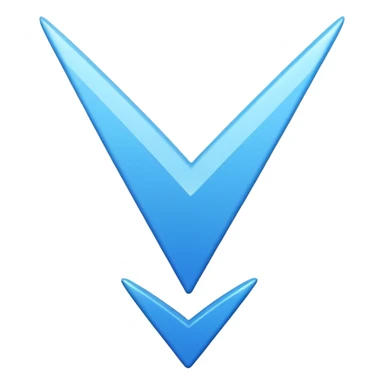 It's a bright blue jagged starburst (or sunburst/jagged circle) background with a bold white checkmark centered inside. This design has remained consistent for X Premium subscribers sticker