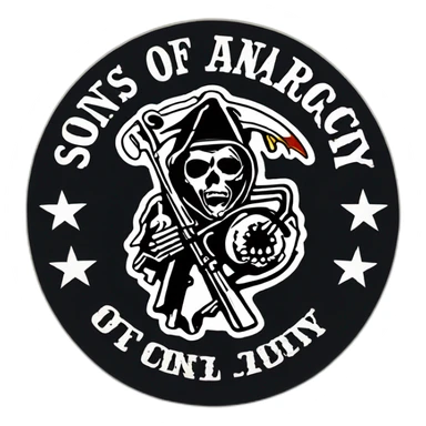 Sons of anarchy logo sticker