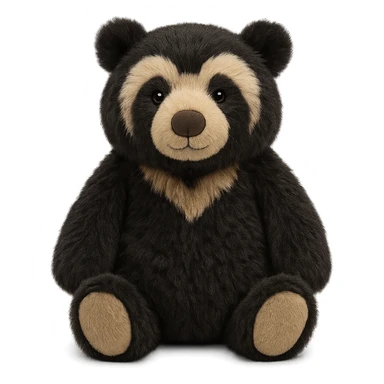 jellycat stuffed plush andean spectacled bear sticker
