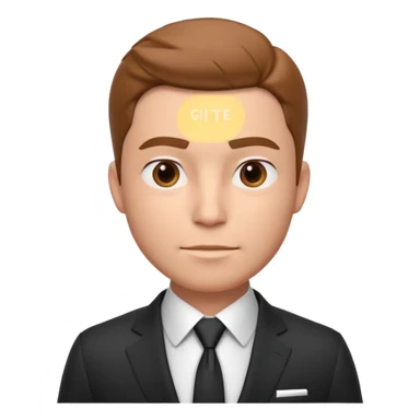 business man portrait, head and shoulders only, wearing a formal suit and tie, confident professional expression, modern corporate vibe, 3D cartoon, mobile game icon style, clean background, no text, no watermark sticker
