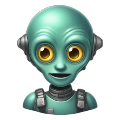Extraterrestre cientifico sticker