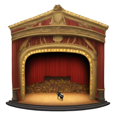 Broadway stage sticker