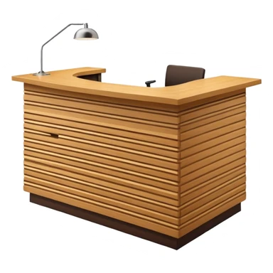 Reception desk
 sticker