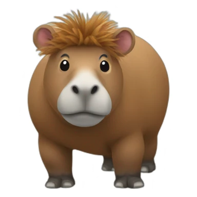 Trotu sur Capibara sticker