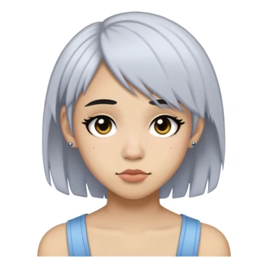 Mixed race emo femboy  sticker