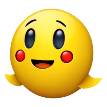 Pac-Man character sticker