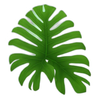 tropical leave sticker