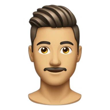 Coiffure low taper  with glass  sticker