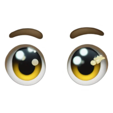 Emoji with stars in eyes and head who explode sticker