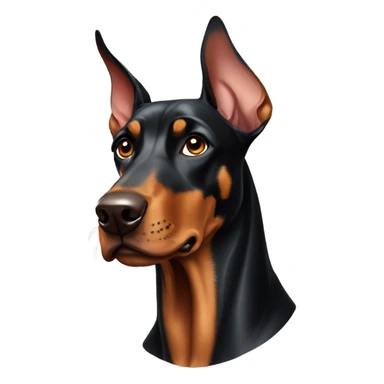 Dog Doberman  sticker