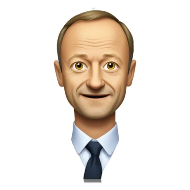 Create a emoji of CDU politician Friedrich merz, only Head and shoulders sticker