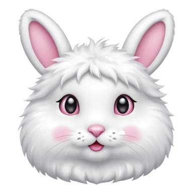 make a snow bunny
 sticker