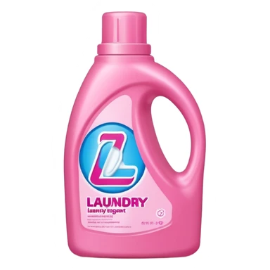 pink laundry supplies  sticker