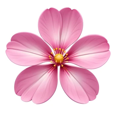 sakura flower with a soft glow sticker