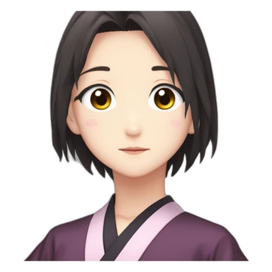 Nezuko kamado anime sticker