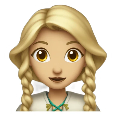 Une fée sorcière sticker