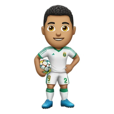 ronaldo with joystick sticker