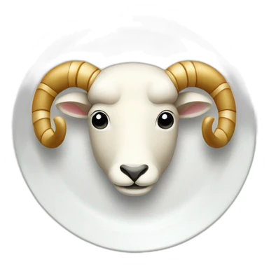 computer ram on dinner plate  sticker