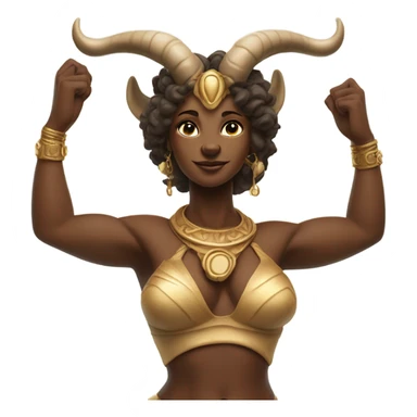 Taurus goddess  sticker
