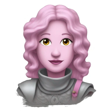 Pink and grey tarot card stack sticker