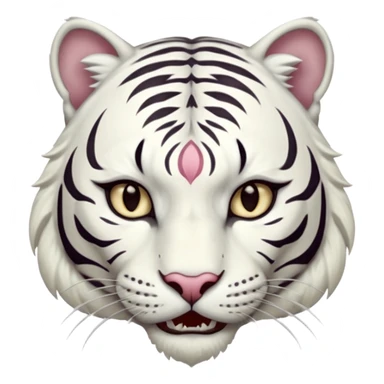 ESO Female white tiger khajiit leader of the umbral rose  sticker