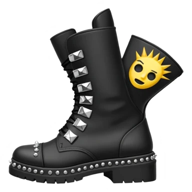 Punk boots sticker