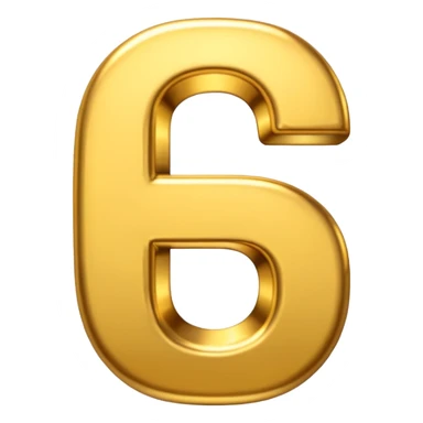 G59 Text emoji image wirtten in 3d gold letters sticker