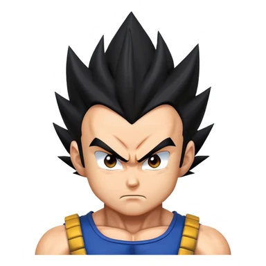 Vegeta from Dragon Ball sticker