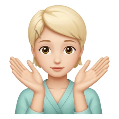 Healing hands sticker