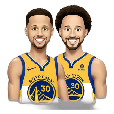 Stephen curry et klay Thompson sticker