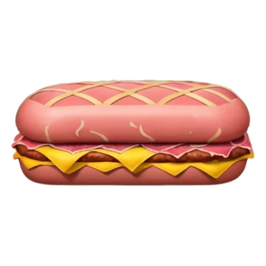  paris art city SPAM meat jeff koons style sculpture arty landscape  sticker