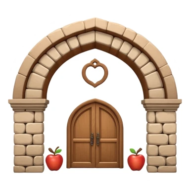 3D Apple-style emoji of a full traditional Turkish han building, showing the entire stone structure with arches, wooden doors, and windows. Rounded, glossy, smooth, soft shadows, white background.








 sticker