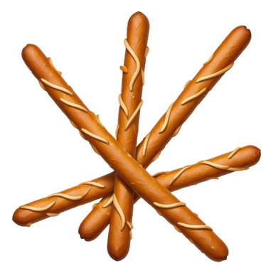 Pretzel sticks sticker