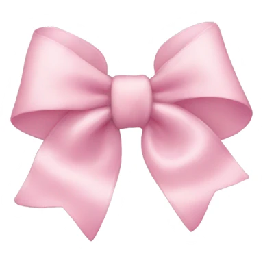 Light pink bow sticker