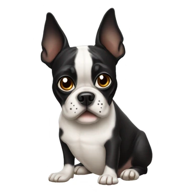 Mummy boston terrier  sticker